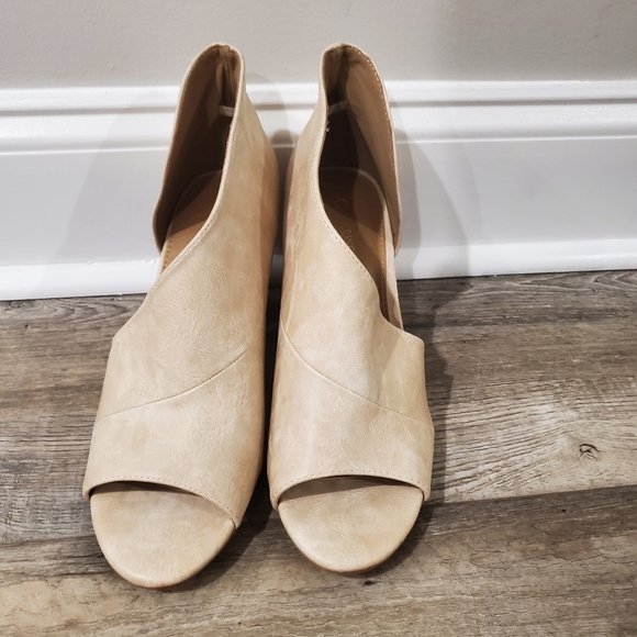 Catherine Malandrino Sand Vegan Alice D' Orsay Open Toe Sandal Women's SZ 10 - Picture 6 of 8